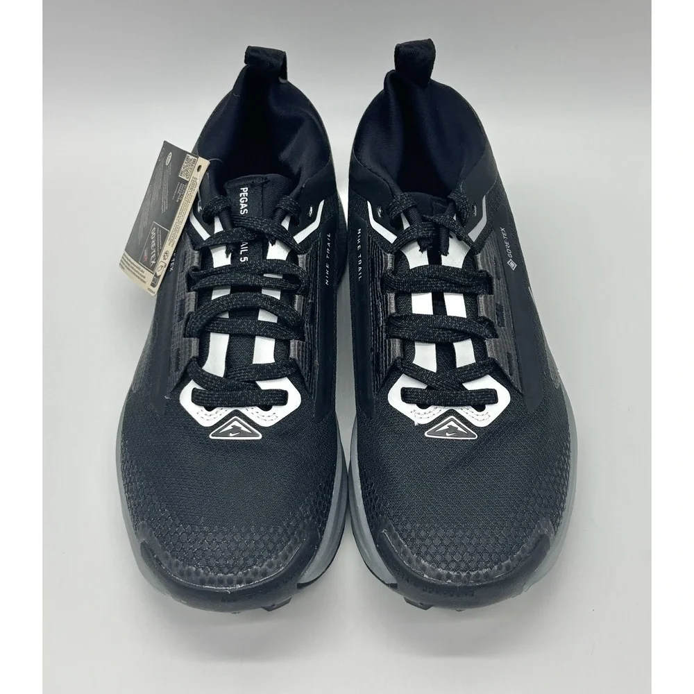 Nike Women's Pegasus Trail 5 Gore-tex‎ Black Wolf Grey Size 5 FQ0912 001